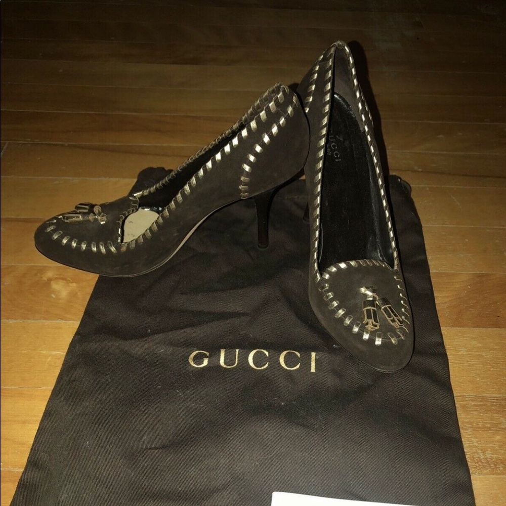 Gucci moccasin heels